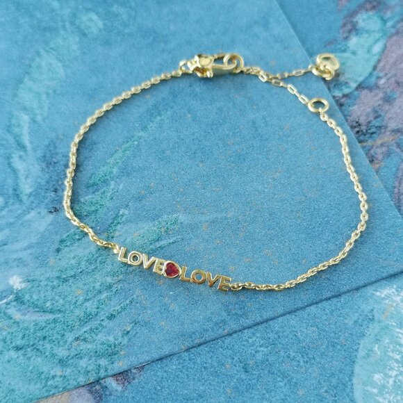 Kate Spade love you mom Gold Bracelet - Picture 1 of 3